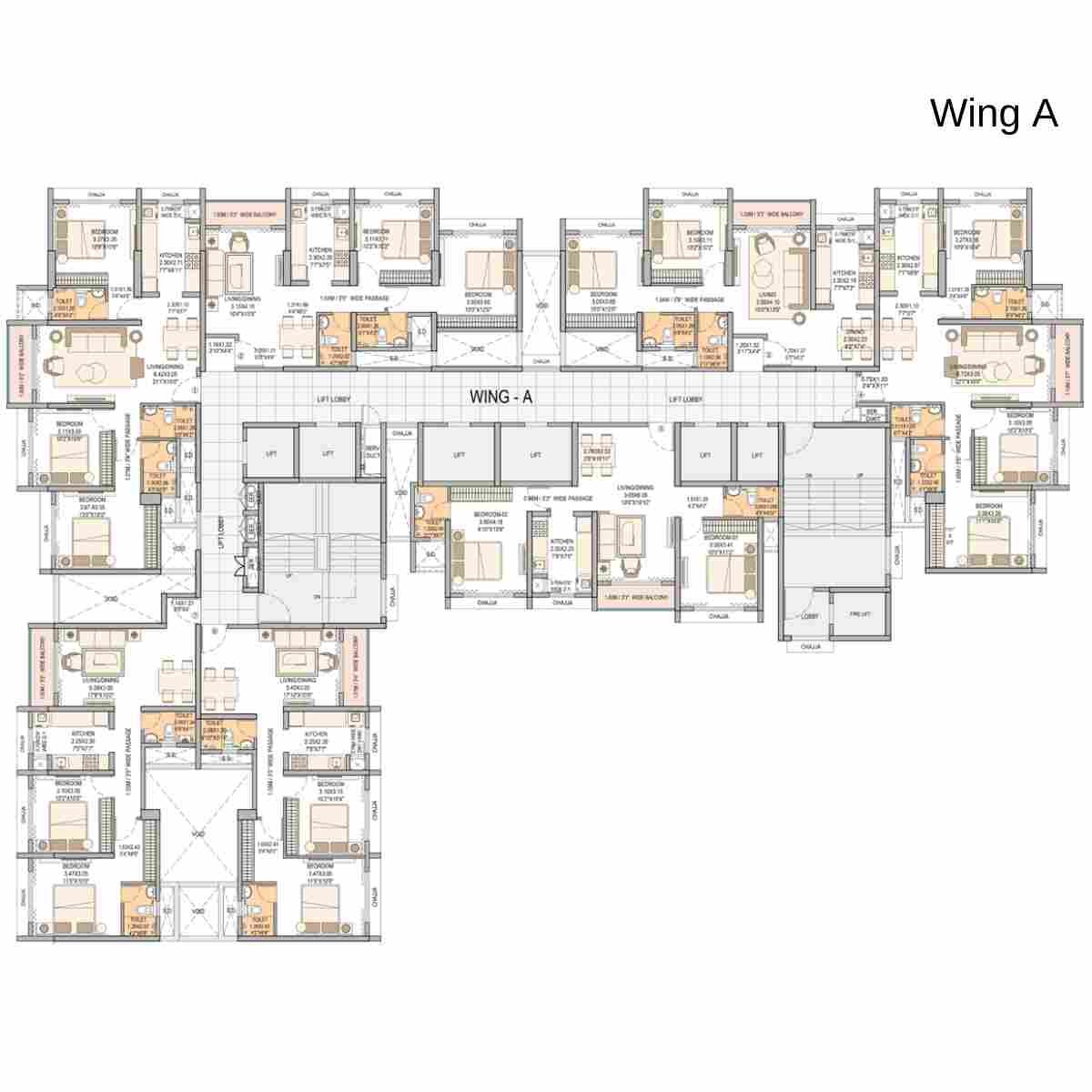 Vasant-Blossom-Floor-Plan-Wing-A